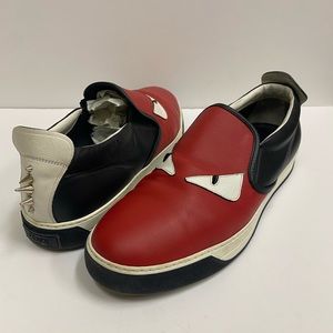 Red Fendi Monster Shoes Size 12